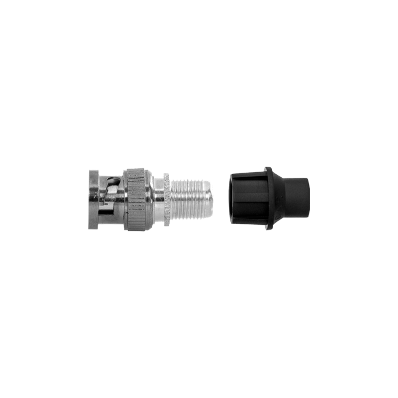 Conector BNC macho - Simple - Rápido - Reutilizable - Reciclable - Compatibilidad universal con Microcoaxial y RG59