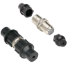 Conector coaxial doble F - Simple - Rápido - Reutilizable - Reciclable - Compatibilidad universal con coaxial