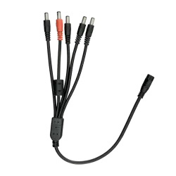 Distribuidor de alimentación SAFIRE - 1 entrada Macho estándar - 5 salidas Hembra estándar - Alimentación de hasta 5 ... - Alarm