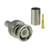 Conector SAFIRE - BNC para crimpar - Compatible con Microcoaxial - 25 mm (Fo) - 10 mm (An) - 5 g - AlarmSystems.Shop