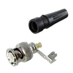 Conector SAFIRE - BNC para atornillar - Compatible con cualquier cable - Universal, no necesita crimpadora - Sólo req... - Alarm