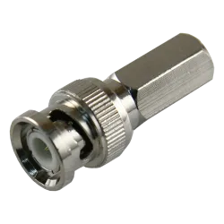 Conector rápido SAFIRE - BNC para enroscar - No necesita crimpadora - 35 mm (Fo) - 14 mm (An) - 15 g - AlarmSystems.Shop