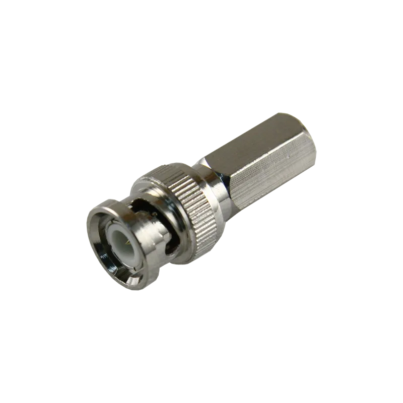 Conector rápido SAFIRE - BNC para enroscar - No necesita crimpadora - 35 mm (Fo) - 14 mm (An) - 15 g - AlarmSystems.Shop