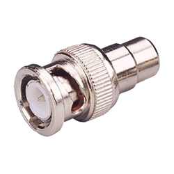 Conector - BNC macho - RCA hembra - 25 mm (Fo) - 10 mm (An) - 5 g