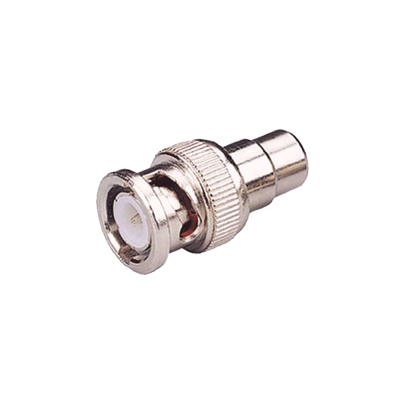 Conector - BNC macho - RCA hembra - 25 mm (Fo) - 10 mm (An) - 5 g