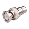 Conector - BNC macho - RCA hembra - 25 mm (Fo) - 10 mm (An) - 5 g - AlarmSystems.Shop