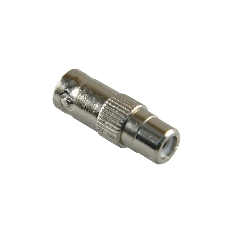 Conector SAFIRE - BNC hembra - RCA hembra - 28 mm (Fo) - 10 mm (An) - 5 g - AlarmSystems.Shop