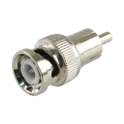 Conector SAFIRE - BNC macho - RCA macho - 32 mm (Fo) - 13 mm (An) - 8 g - AlarmSystems.Shop