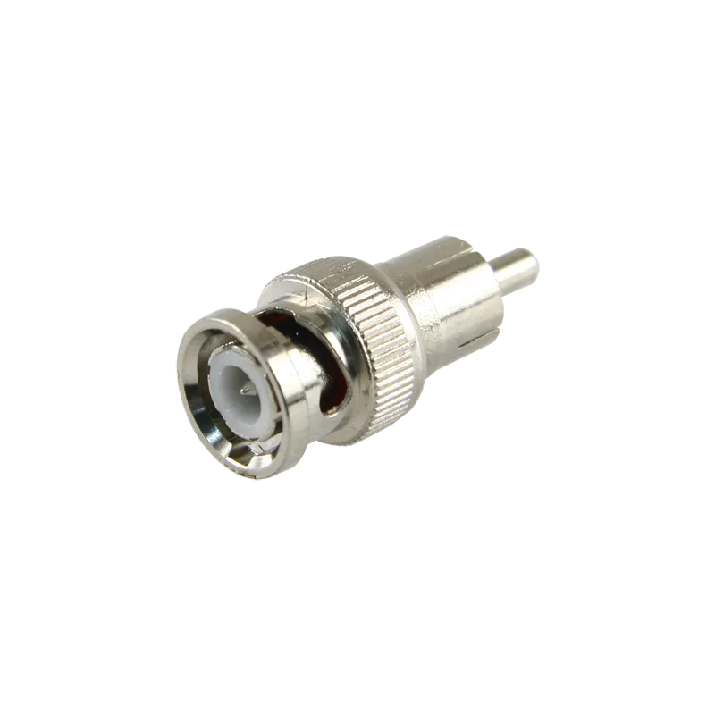Conector SAFIRE - BNC macho - RCA macho - 32 mm (Fo) - 13 mm (An) - 8 g - AlarmSystems.Shop