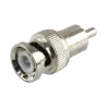 Conector SAFIRE - BNC macho - RCA macho - 32 mm (Fo) - 13 mm (An) - 8 g - AlarmSystems.Shop