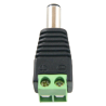 Safire - Conector DC macho - Salida +/ de 2 terminales - 38 mm (Fo) - 13 mm (An) - 5 g