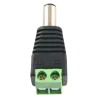 Safire - Conector DC macho - Salida +/ de 2 terminales - 38 mm (Fo) - 13 mm (An) - 5 g - AlarmSystems.Shop