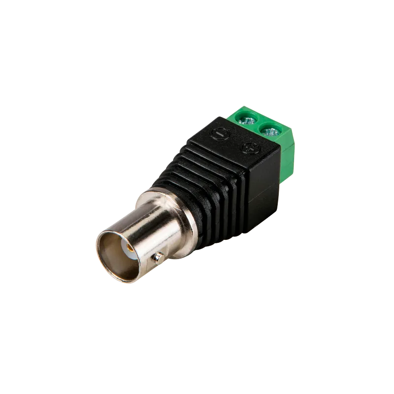 Conector SAFIRE - BNC hembra - Salida +/ de 2 terminales - 40 mm (Fo) - 14 mm (An) - 4 g - AlarmSystems.Shop