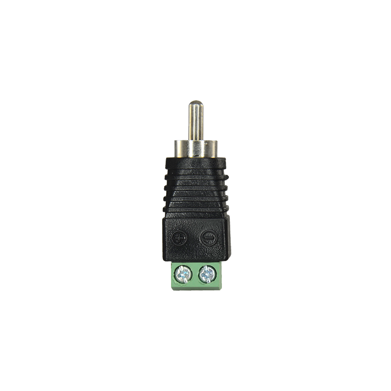 Conector SAFIRE - RCA macho - Salida +/ de 2 terminales - 36 mm (Fo) - 13 mm (An) - 5 g