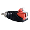 Safire - Conector RCA macho de fácil conexionado - Salida +/ de 2 terminales - 36 mm (Fo) - 13 mm (An) - 5 g