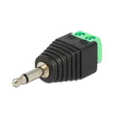 Conector - Jack 3.5 mm Mono - Salida +/ de 2 terminales - 41 mm (Fo) - 14 mm (An) - 5 g - AlarmSystems.Shop