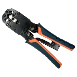 Herramienta crimpadora - Modelo profesional de alta calidad - Conectores: RJ45, RJ11, RJ12 - Cable: UTP - Facil de us... - Alarm