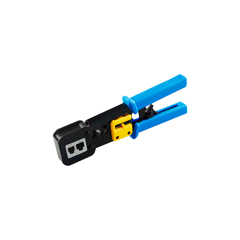 Herramienta crimpadora para conector pasante - Modelo profesional de alta calidad - Conectores: EZ-RJ45, RJ11, RJ12 y...