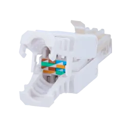 Conector para cables UTP - Conector salida RJ45 - Compatible UTP categoría 5E - Fácil instalación sin necesidad de he... - Alarm