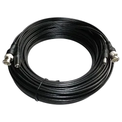 Cable combinado RG59 + DC - Conector BNC - 30 metros - Vídeo - Alimentación - Bajas pérdidas - AlarmSystems.Shop