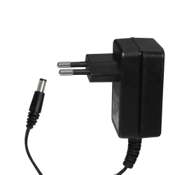 Alimentador electrónico - 12 V / 1000 mA - Reducidas dimensiones - 7 (Al) x 3 (An) x 3,5 (Fo) cm - 130 g - Estabilizado - AlarmS