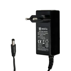 Fuente de alimentación - Salida DC 12 V 2 A - 1 salida - Jack estandar - Estabilizado - Longitud de cable 1.5m - AlarmSystems.Sh