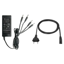 Fuente de alimentación conmutada - Salida DC 12 V 5 A - 4 salidas - Estabilizado - 105 (Fo) x 33 (Al) x 45 (An) mm - ... - Alarm