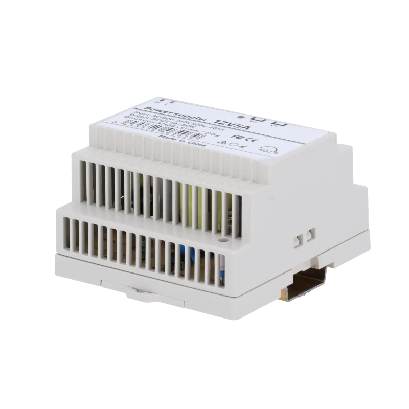 Fuente de alimentación - Salida DC 12 V 5 A / 60 W - Voltaje entrada AC 100V ~ 240V 50Hz-60Hz - 97 (Fo) x 55 (Al) x... - Alarm