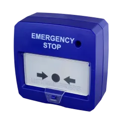 Pulsador rearmable - Especial para panel de extinción - Parada de emergencia - Indicador LED - Instalación en superfi... - Alarm