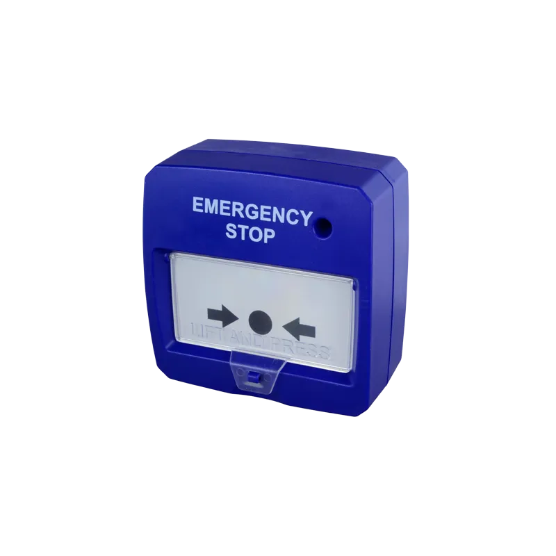 Pulsador rearmable - Especial para panel de extinción - Parada de emergencia - Indicador LED - Instalación en superfi... - Alarm