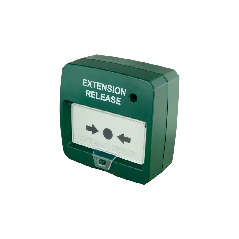 Pulsador rearmable - Especial para panel de extinción - Extinción manual - Indicador LED - Instalación en superficie ... - Alarm