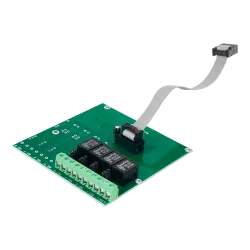 Módulo de relé convencional DMTECH - 4 salidas de relé - Hasta 3A/125VAC o 3A/30VDC - Alimentado desde la central - C... - Alarm