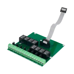 Módulo de relé convencional DMTECH - 8 salidas de relé - Hasta 3A/125VAC o 3A/30VDC - Alimentado desde la central - C... - Alarm