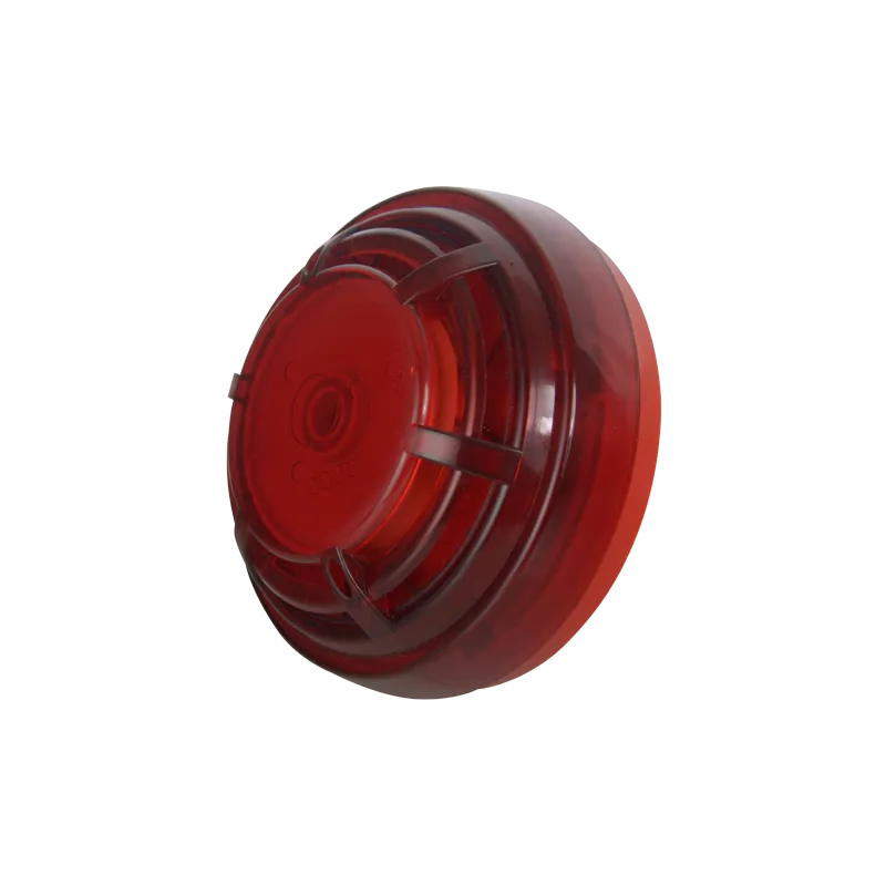 DMTECH - Sirena cableada para interior de incendios - Potencia de sonido 96 dB a 1 m - Flash LED - Base baja para una... - Alarm