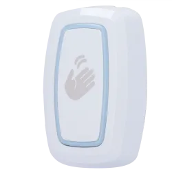 Accesorio para operador de puerta - Pulsador inalámbrico sin contacto - Instalación en superficie - Alimentación 1 x ... - Alarm