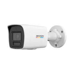 Cámara Bullet IP Hikvision - Gama Value - 2 MP | Lente 4.0 mm - IR 30 m | DWDR | Micrófono integrado - PoE | H.265+ |... - Alarm