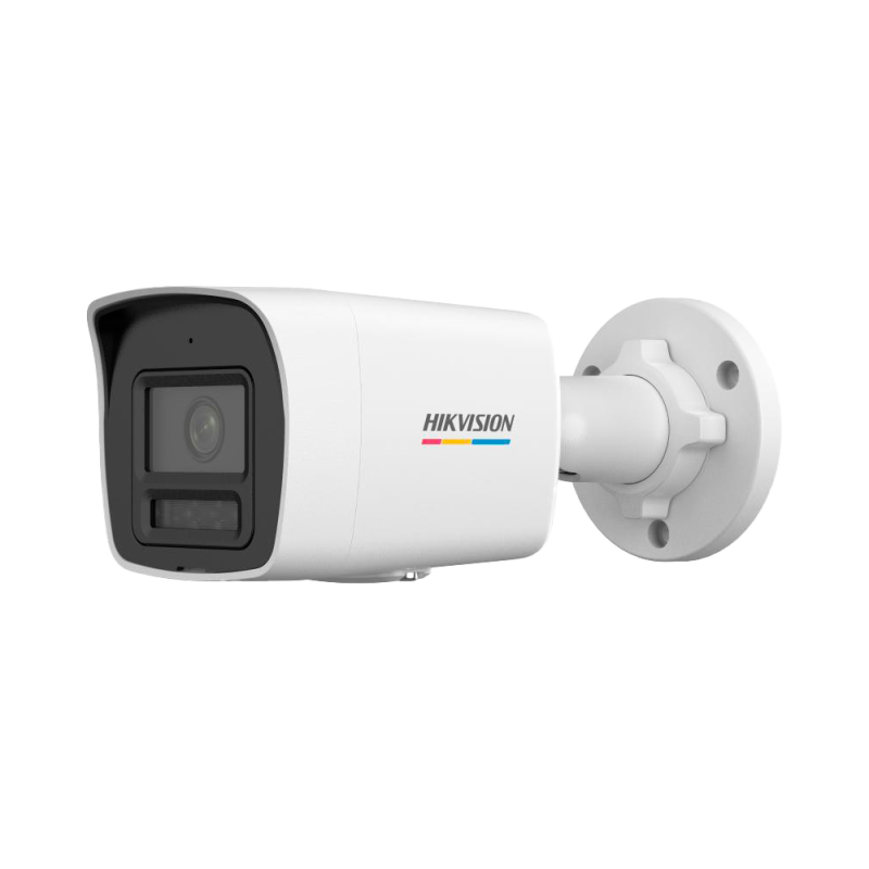 Cámara Bullet IP Hikvision - Gama Value - 2 MP | Lente 4.0 mm - IR 30 m | DWDR | Micrófono integrado - PoE | H.265+ |...