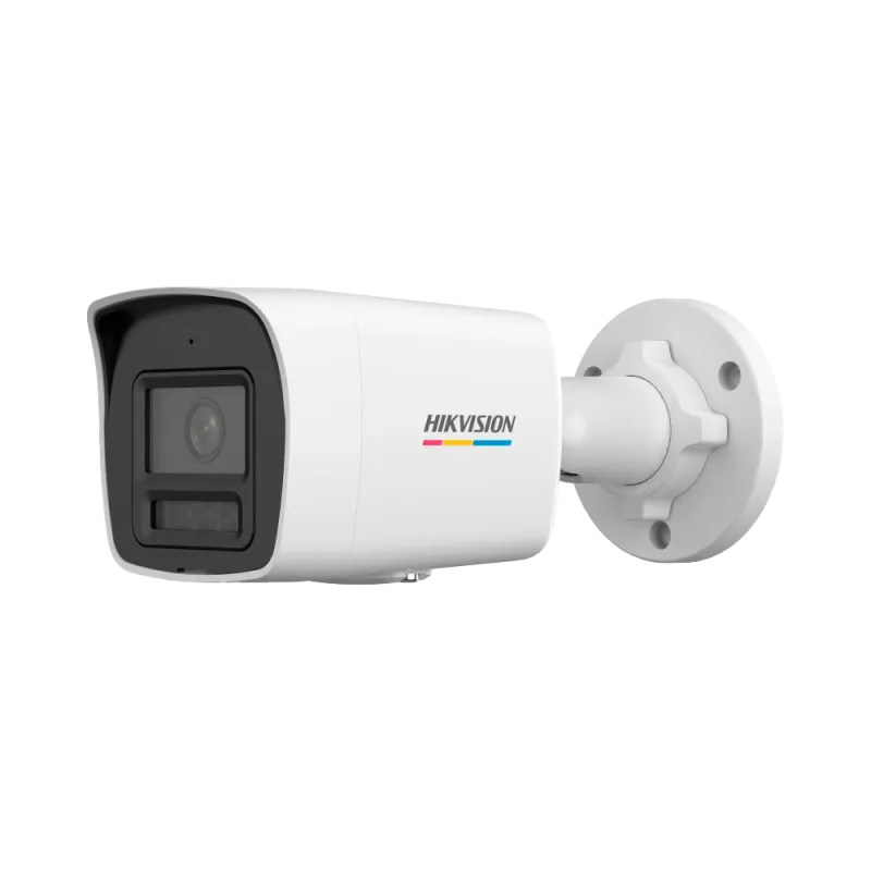 Cámara Bullet IP Hikvision - Gama Value - 2 MP | Lente 4.0 mm - IR 30 m | DWDR | Micrófono integrado - PoE | H.265+ |... - Alarm