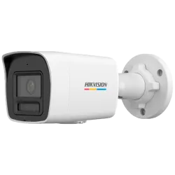 Cámara Bullet IP Hikvision - Gama Value | microSD 512 GB - 2 MP | Lente 2.8 mm - IR 30 m | DWDR | Micrófono integrado... - Alarm