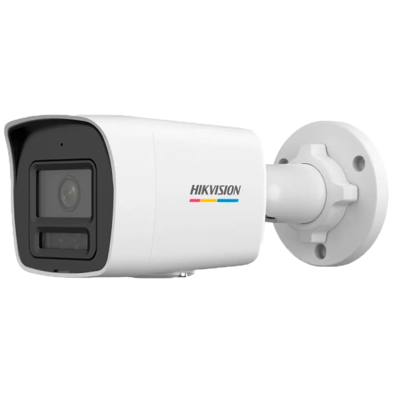 Cámara Bullet IP Hikvision - Gama Value | microSD 512 GB - 2 MP | Lente 2.8 mm - IR 30 m | DWDR | Micrófono integrado... - Alarm