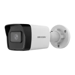 Cámara Bullet IP Hikvision - Gama Value | Micrófono integrado - 4 MP | Lente 2.8 mm - IR 30 m | WDR 120 dB | microSD ... - Alarm