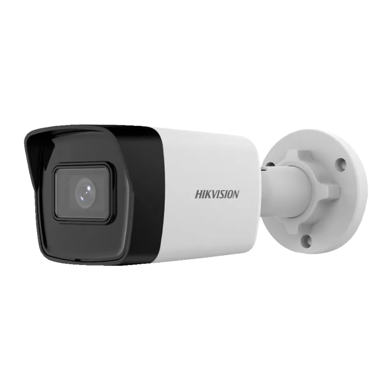 Cámara Bullet IP Hikvision - Gama Value | Micrófono integrado - 4 MP | Lente 2.8 mm - IR 30 m | WDR 120 dB | microSD ... - Alarm