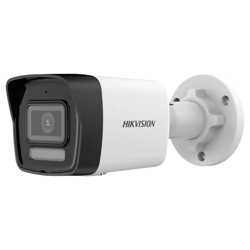 Cámara Bullet IP Hikvision - Gama Value | Micrófono integrado - 4 MP | Lente 2.8 mm - IR 30 m | WDR 120 dB | Luz Blan... - Alarm