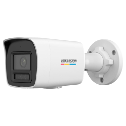 Cámara Bullet IP Hikvision - Gama Value - 4 MP | Lente 4.0 mm | ColorVu - IR 30 m | WDR 120 dB | Micrófono integrado...