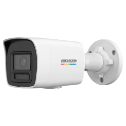Cámara Bullet IP Hikvision - Gama Value - 4 MP | Lente 4.0 mm | ColorVu - IR 30 m | WDR 120 dB | Micrófono integrado... - Alarm