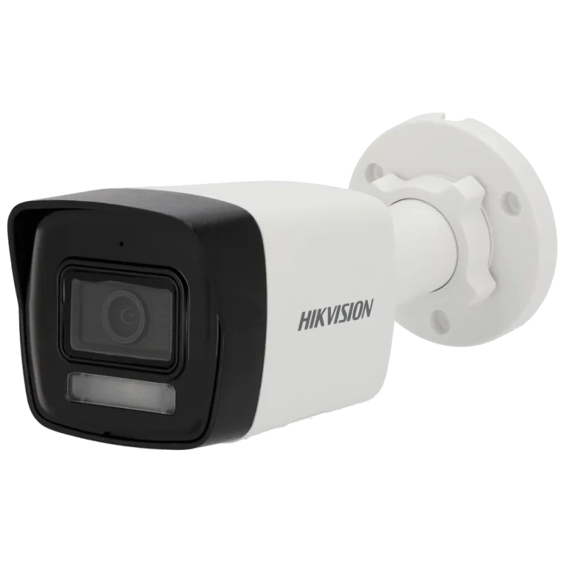 Cámara Bullet IP Hikvision - Gama Value - 8 MP | Lente 2.8 mm | microSD 512 GB - IR 30 m | WDR 120 dB | Micrófono int... - Alarm