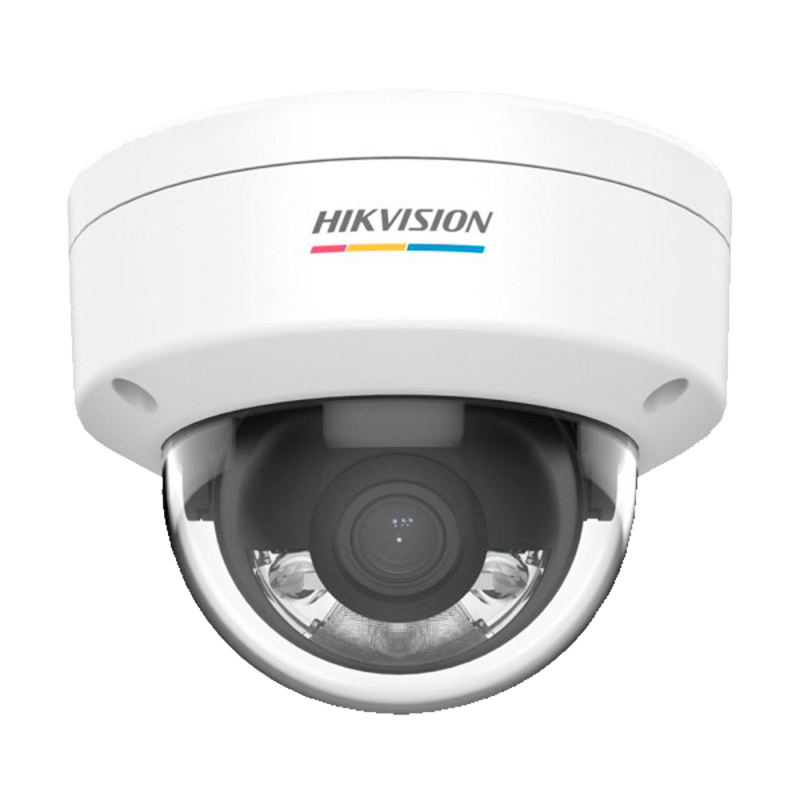 Cámara Domo IP Hikvision - Gama Value - 2 MP | Lente 2.8 mm | Detección de movimiento 2. - Luz blanca 30 m | DWDR | C...