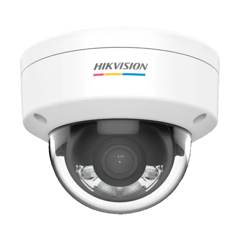Cámara Domo IP Hikvision - Gama Value - 2 MP | Lente 2.8 mm | Detección de movimiento 2. - Luz blanca 30 m | DWDR | C... - Alarm