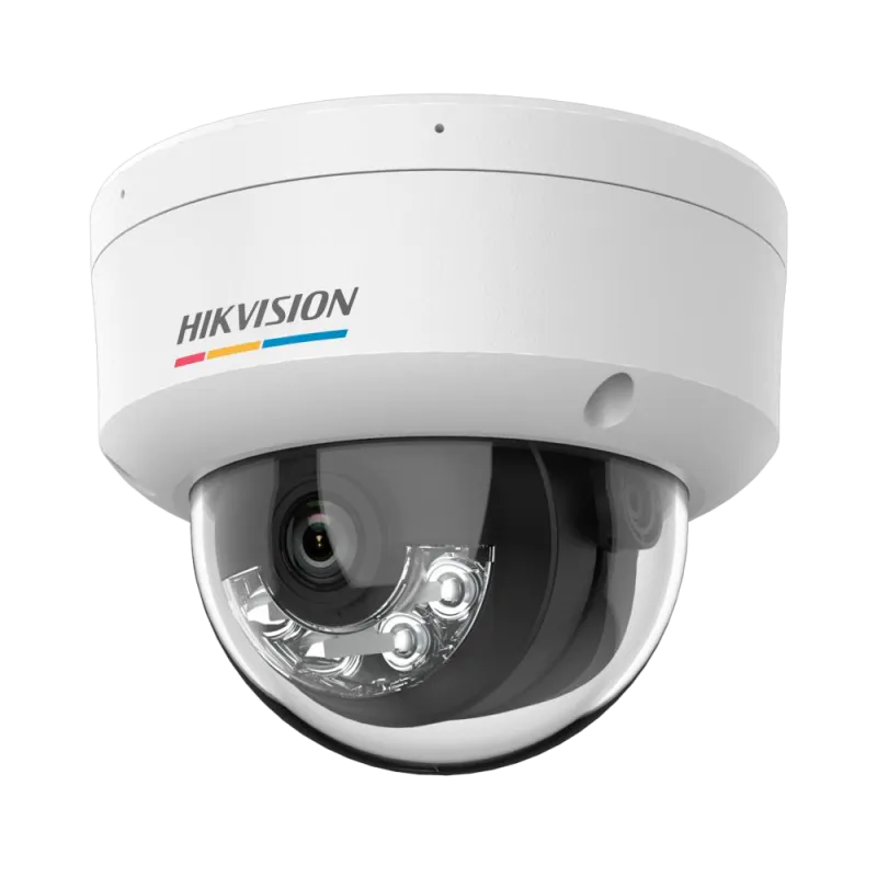 Cámara Domo IP Hikvision - Gama Value | microSD 256 GB - 2 MP | Lente 2.8 mm | ColorVu - IR 30 m | DWDR | Detección d... - Alarm