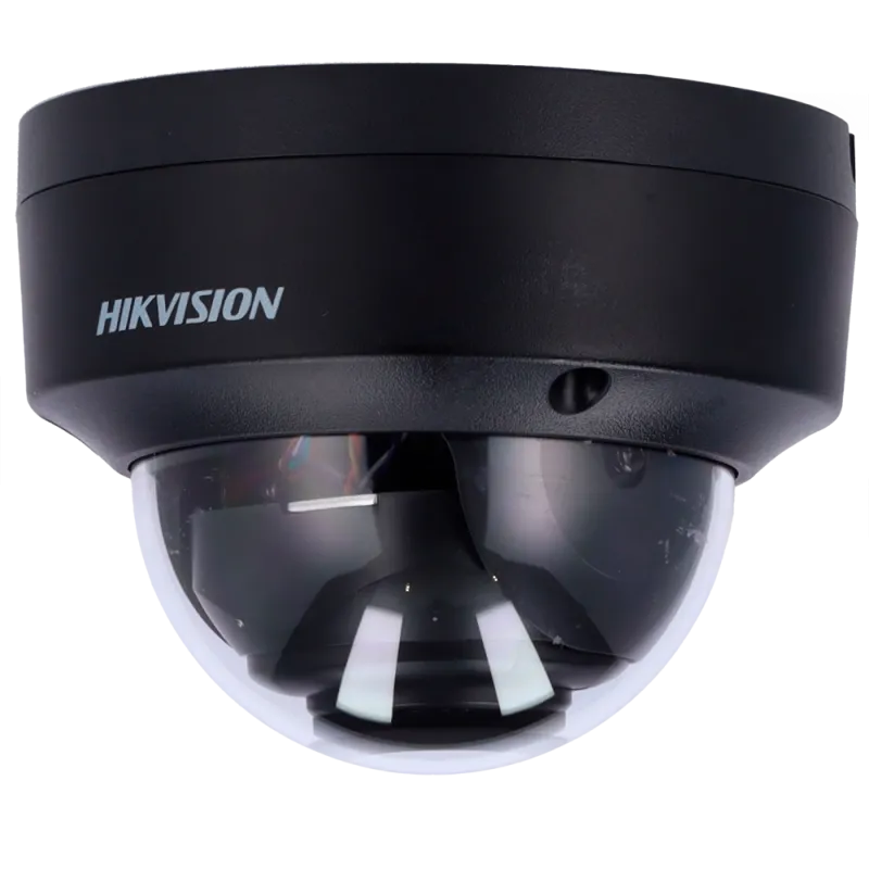 Cámara Domo IP Hikvision - Gama Value | Color negro - 4 MP | Lente 2.8 mm |Detección de movimiento 2.0 - IR 30 m | WD... - Alarm